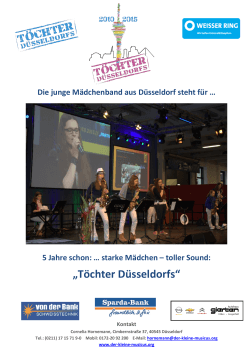 Mädchen stark machen mit Musik – Düsseldorfs neue Mädchenband