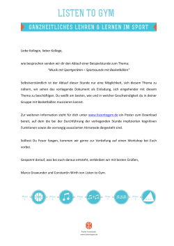 Handout Basketball Lesson