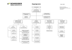 Organigramm - Schneider Umweltservice AG