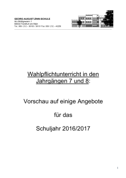 WPU-Broschüre- Jg 7 und 8 Vorschau auf 2016