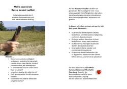 Reise zu mir selbst