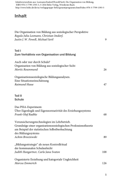 Inhalt - Beltz