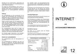 internet - Württembergische Landesbibliothek