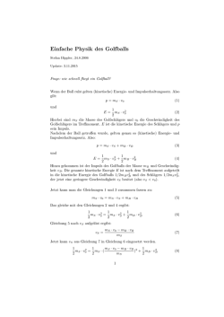 Wie schnell fliegt ein Golfball?