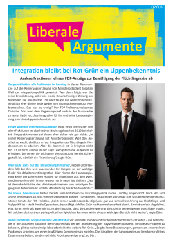 Liberale Argumente - FDP Ortsverband Varel