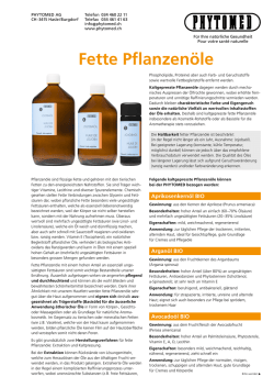 Fette Pflanzen&ouml;le