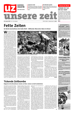 Fette Zeiten - Unsere Zeit