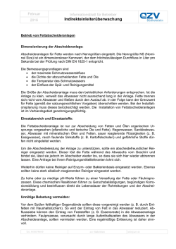 Indirekteinleiter&uuml;berwachung