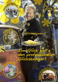 Gl&uuml;cksbringer - Gl&uuml;ck ist Jetzt