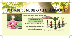 Ich habe deine Bierpalme Verpackt!