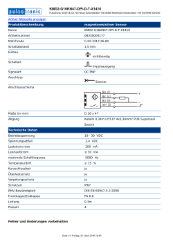 KMD2-G16KN47-DPI-DT-X1410 - Pulsotronic GmbH & Co. KG