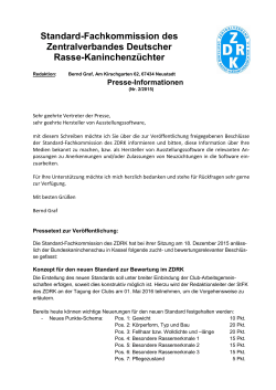 Standard-Fachkommission des Zentralverbandes Deutscher Rasse