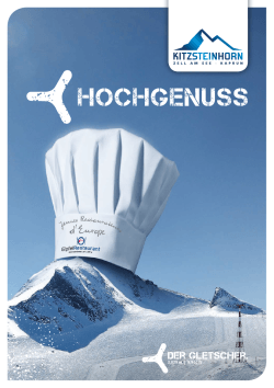 HOCHGENUSS Menü