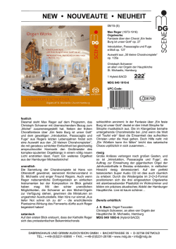 Info - MDG-Musikproduktion Dabringhaus und Grimm