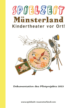 Dokumentation Spielzeit M&uuml;nsterland 2013