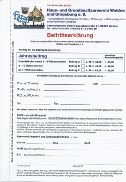 Haus- und Grundbesitzerverein Weiden und Umgebung e. V.