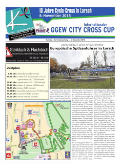 Rennzeitung - GGEW-City-Cross