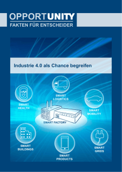 Industrie 4.0 als Chance begreifen