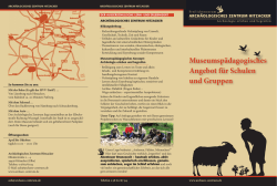 Museumspädagogische Angebote