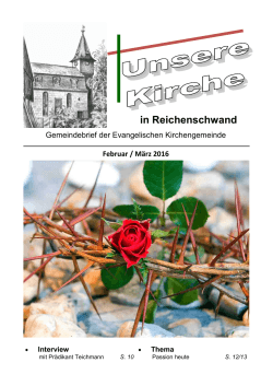 in Reichenschwand - Evangelische Kirchengemeinde