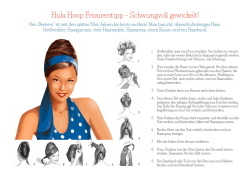Hula Hoop Frisurentipp &ndash; Schwungvoll gewickelt!