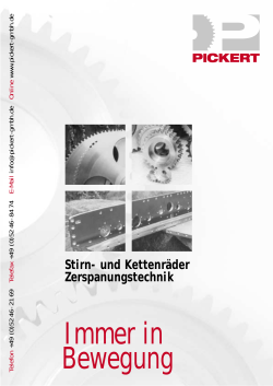 Immer in Bewegung - Elmar Pickert GmbH