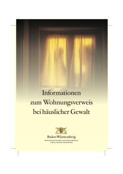 Informationen zum Wohnungsverweis