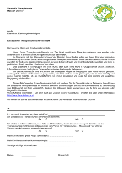 Eltern-Einverst&auml;ndniserkl&auml;rung