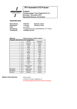 IFV Auswahl U15 Frauen