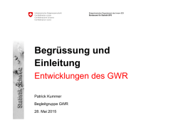 Eidgen&ouml;ssisches Geb&auml;ude - Bundesamt f&uuml;r Statistik