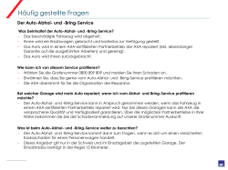 H&auml;ufig gestellte Fragen