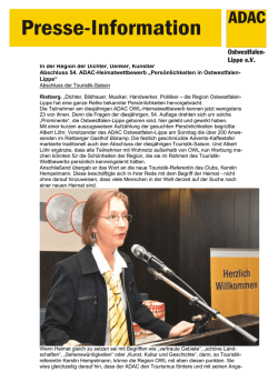In der Region der Dichter, Denker, Künstler Abschluss 54. ADAC