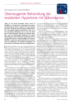 Studie PATHWAY 2: &Uuml;berzeugende Behandlung der resistenten