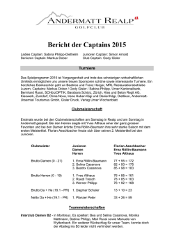 hier online - Golfclub Gotthard Realp