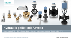 Hydraulik gel&ouml;st mit Acvatix