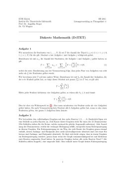 Diskrete Mathematik (D-ITET)