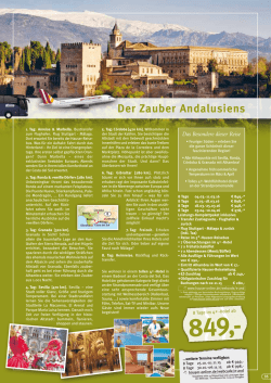 Der Zauber Andalusiens - Hauser