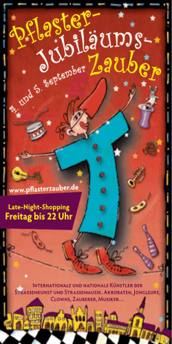 Pflaster- Jubiläums- Zauber