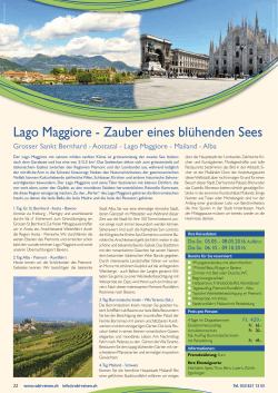 Lago Maggiore - Zauber eines blühenden Sees - Rubi