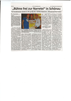 Pressebericht Sauerland Kurier vom 04.11.2015