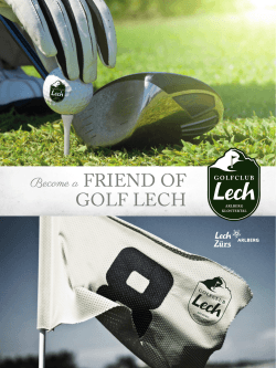 Friend of Golf Lech Information