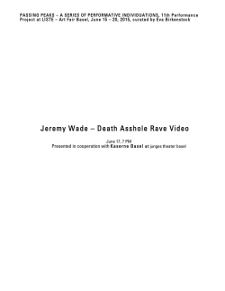 jeremy wade dossier