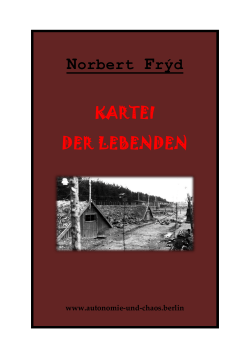 Norbert Frýd KARTEI DER LEBENDEN