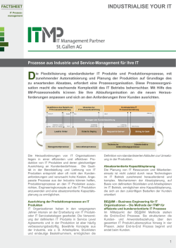 industrialise your it