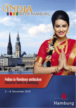 Indien in Hamburg entdecken Discover India in Hamburg