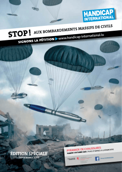 Stop aux bombardements massifs de civils