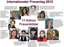 Internationaler Frauentag 2015 11 K&ouml;lner Frauenbilder