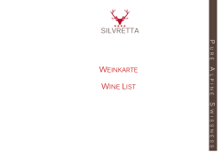 weinkarte wine list