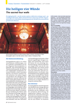 Die heiligen vier Wände