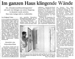 Im ganzen Haus klingende Wände